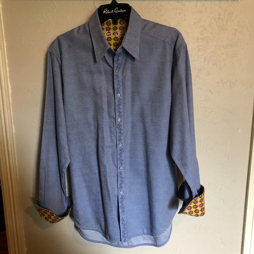 Robert Graham Dress Shirt (Medium)